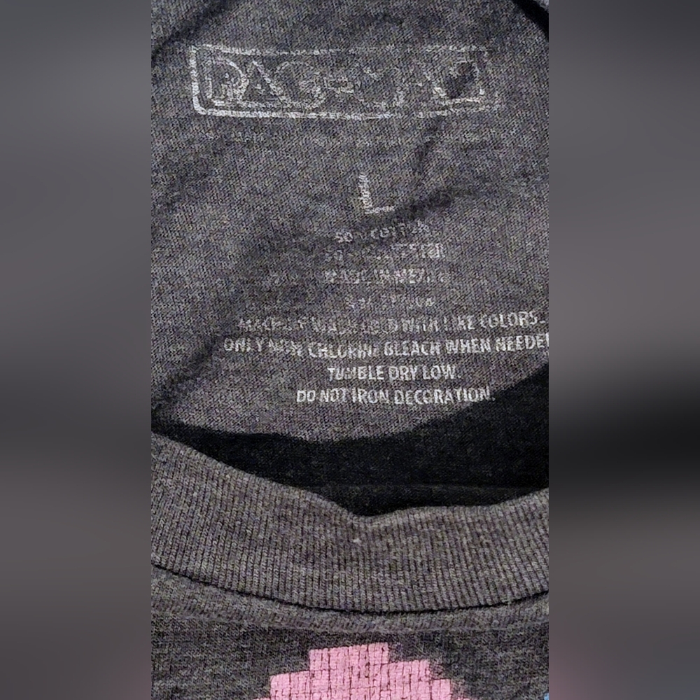 Mens Pac-Man Graphic T-Shirt Sz L - Picture 3 of 4